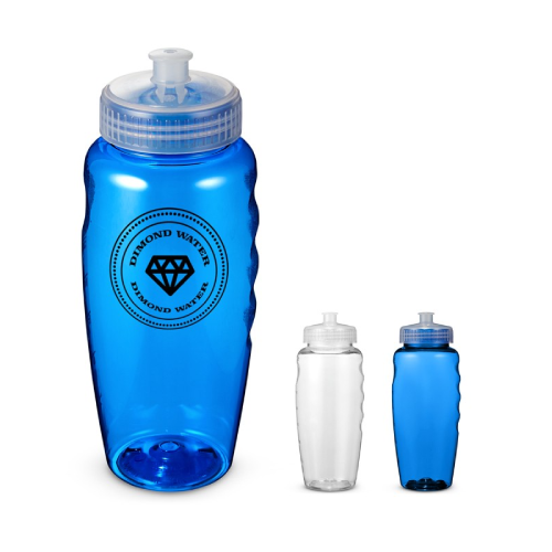 Promotional PolyClear Gripper Sports Bottle