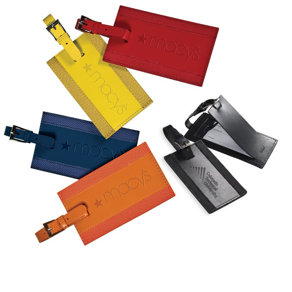 Promotional Majestic Leather Luggage Tag