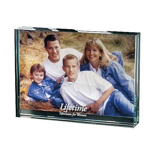 Promotional Atrium Glass Desk Frame - Large