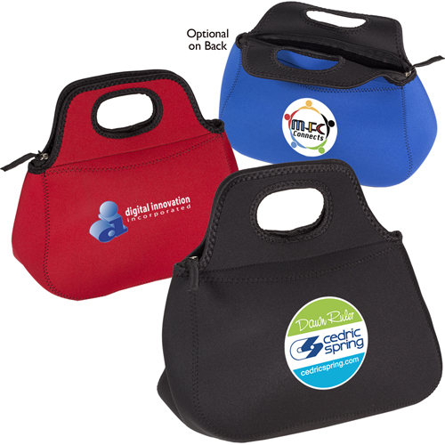 View Image 2 of Zippered Neoprene Lunch Tote