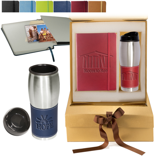 Promotional Tuscany™ Journal & Tumbler Set