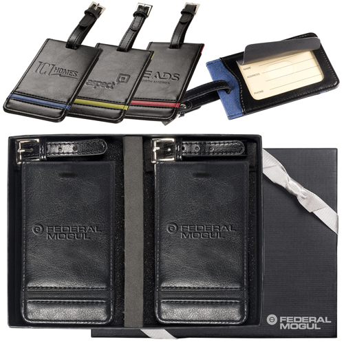 Promotional Alpha™ Two Luggage Tag Set