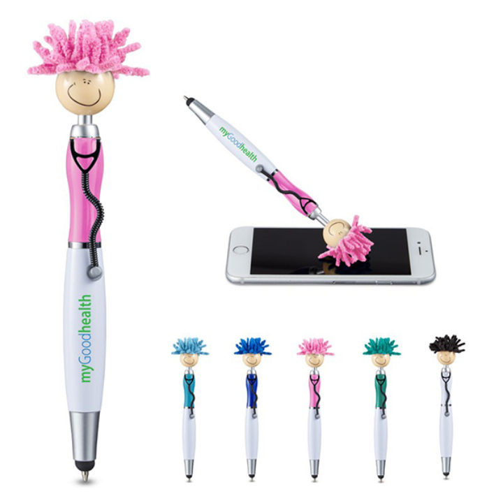 Promotional Mop Topper™ Stethoscope Stylus Pen