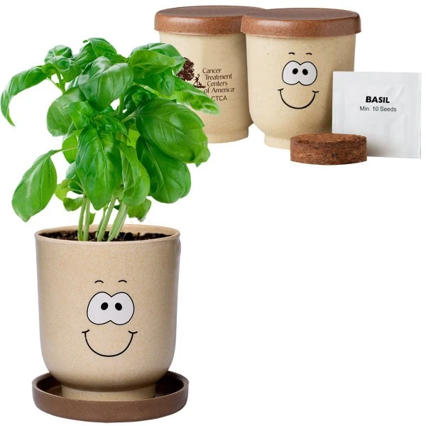 Giveaway Goofy™ Grow Pot Eco-Planter w/Basil Seeds