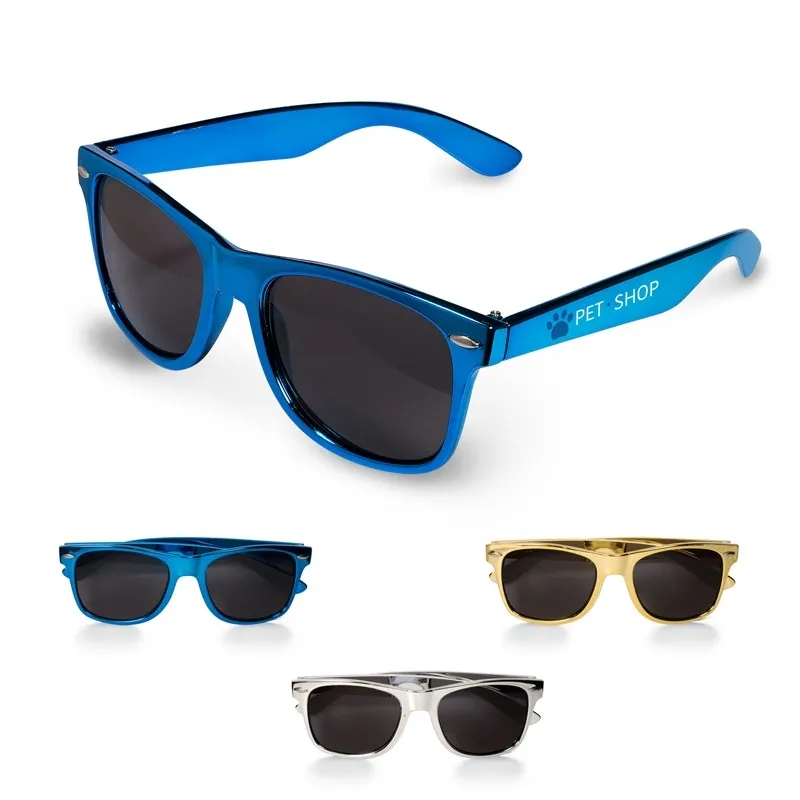 Promotional Metallic Mardi Gras Sunglasses