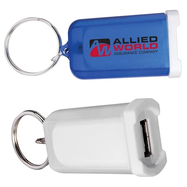 Promotional Mini Car Charger with Key Ring