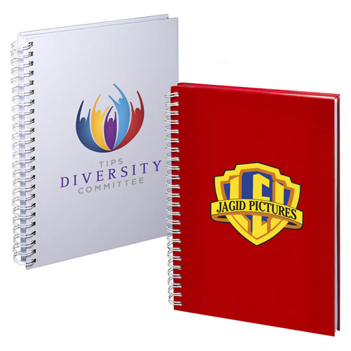 Matte Hardcover Spiral Journal Spiral Notebooks 2.08 Ea