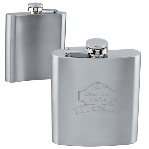Promotional Stainless Steel Flask 6 Ounce