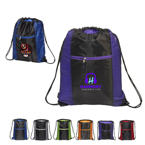 View Image 2 of Porter Drawstring Backpack