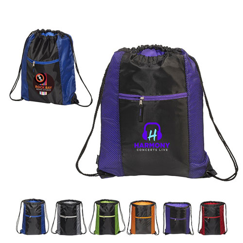 Promotional Porter Drawstring Backpack