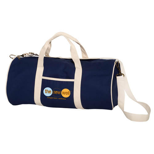 Promotional Cotton Canvas Duffel Bag - 12 Ounce