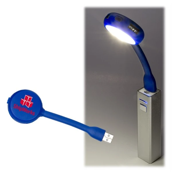 USB Flex Light 4 Port USB Hub