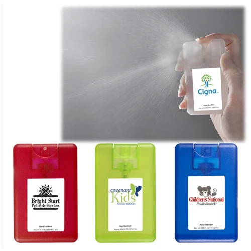 Promotional Credit Card Sanitizer Spray