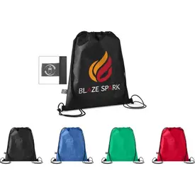 Promotional Conserve RPET Non-Woven Drawstring Backpack
