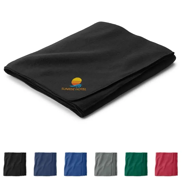 Promotional Budget Fleece Blanket