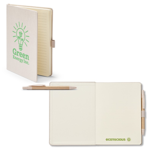 Promotional Econscious Hemp Journal & Pen