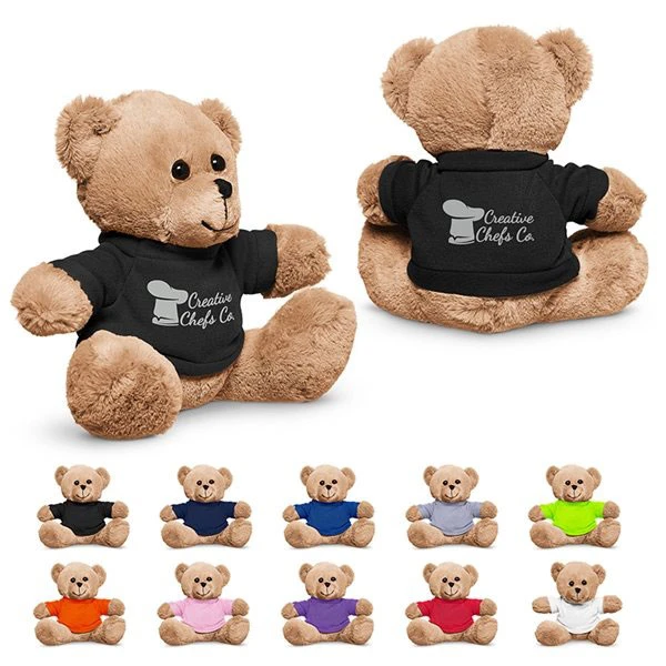 Promotional Plush Bear with T-Shirt - 7