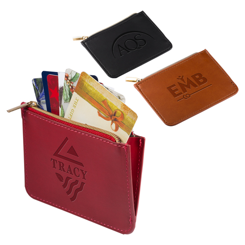 Promotional Tuscany RFID Zip Wallet Pouch