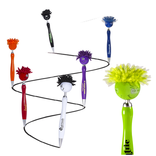 Promotional MopToppers® Spinner Ball Pen 