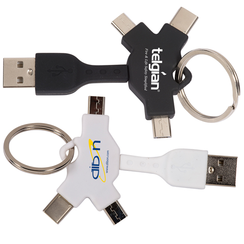 Multi USB Cable Key Chain 