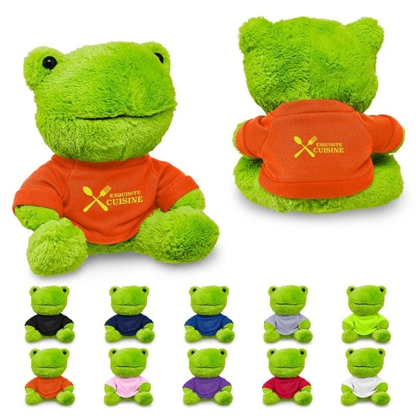 Promotional Plush Frog with T-Shirt