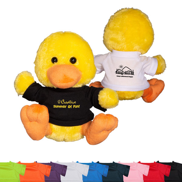 Promotional Plush Duck with T-Shirt