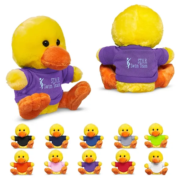 Promotional Plush Duck with T-Shirt