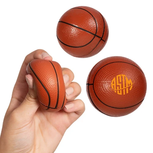 Promotional Basketball Super Squish Stress Reliever