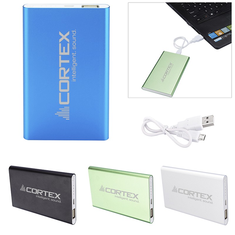 View Image 2 of Slim Aluminum Universal Power Bank Charger