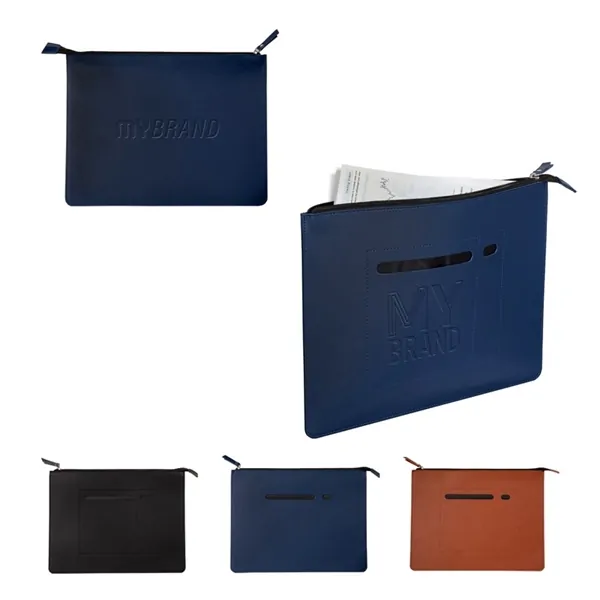 Promotional Tuscany™ Zip File Folder