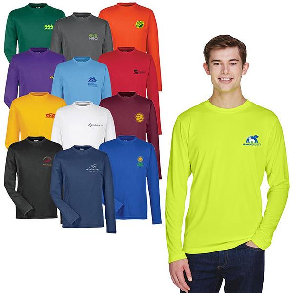 Promotional Team 365 Men's Zone Performance Long-Sleeve T-Shirt