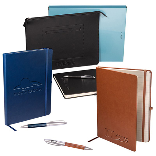 Promotional Tuscany™ Creative Notetaker/Organizer Combo