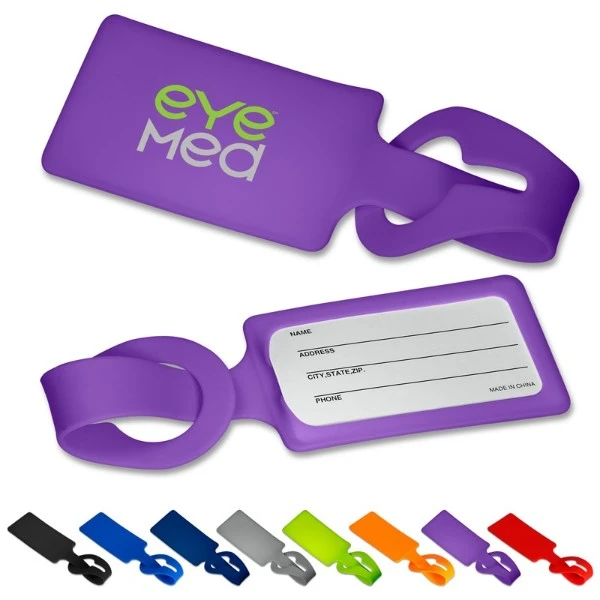 Promotional Silicone Luggage Tag