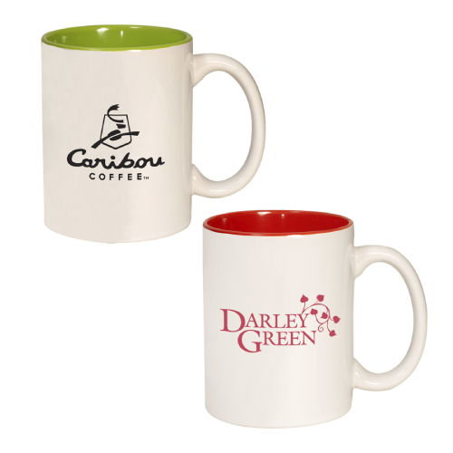 Promotional Two Tone  Handle Mug- 11 oz