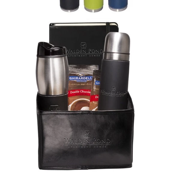 Promotional Tuscany Thermal Bottle, Tumbler & Journal Ghirardelli® Gift