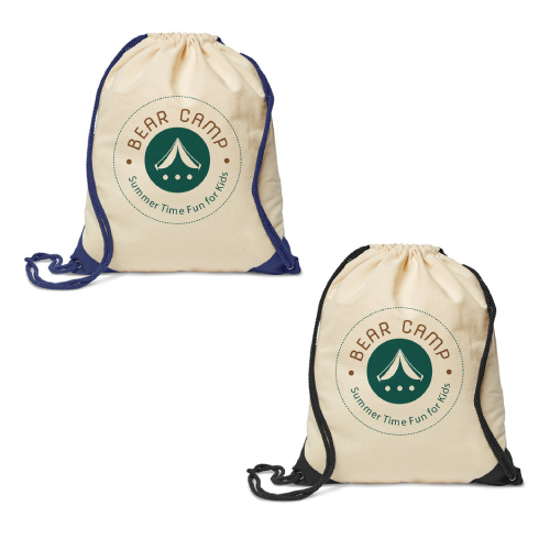 Promotional Cotton Ridge Accent Corner Backpack