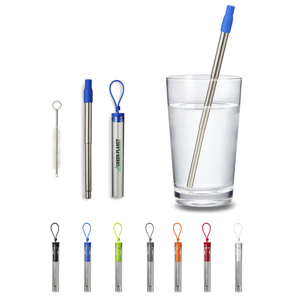 Promotional Festival Telescopic Drinking Straw Kit