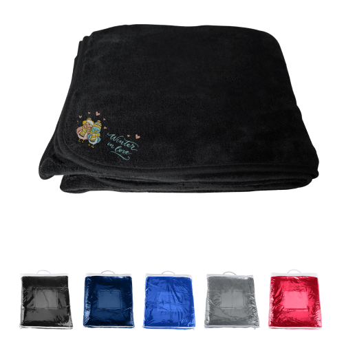 Promotional Deluxe Plush Blanket