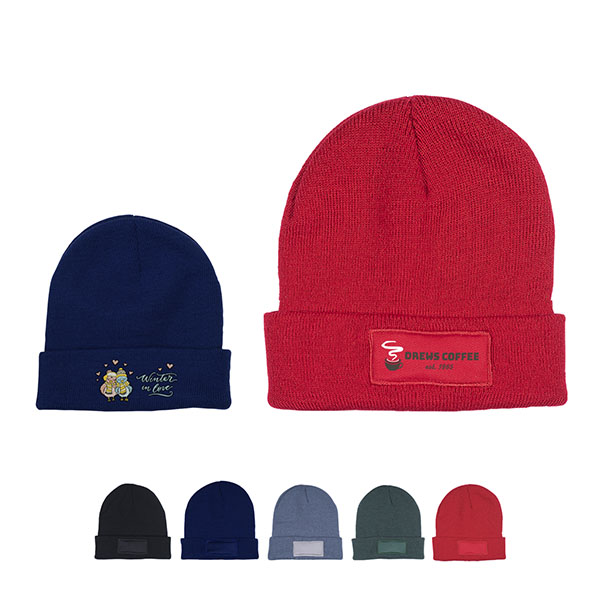 Promotional Knit Beanie with Patch 