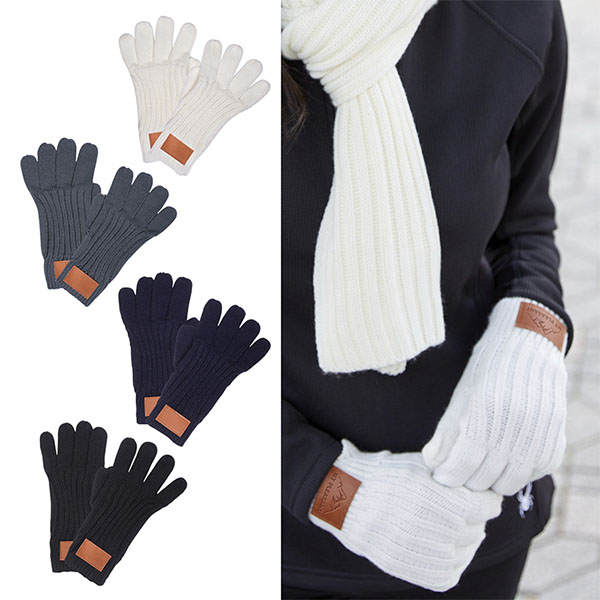 Promotional Leeman Rib Knit Gloves