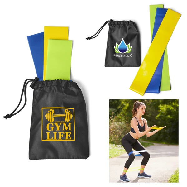 Promotional Strength Resistance Bands Set