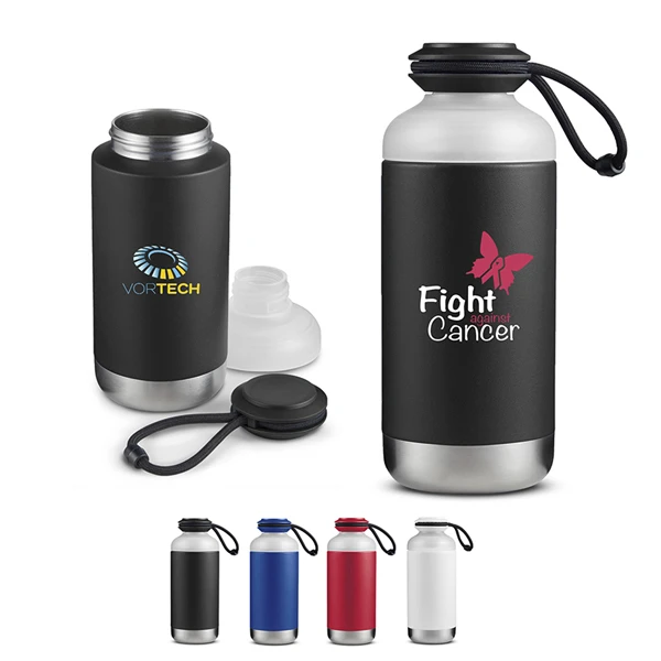 Promotional Contour Bottle with Duo Lid 