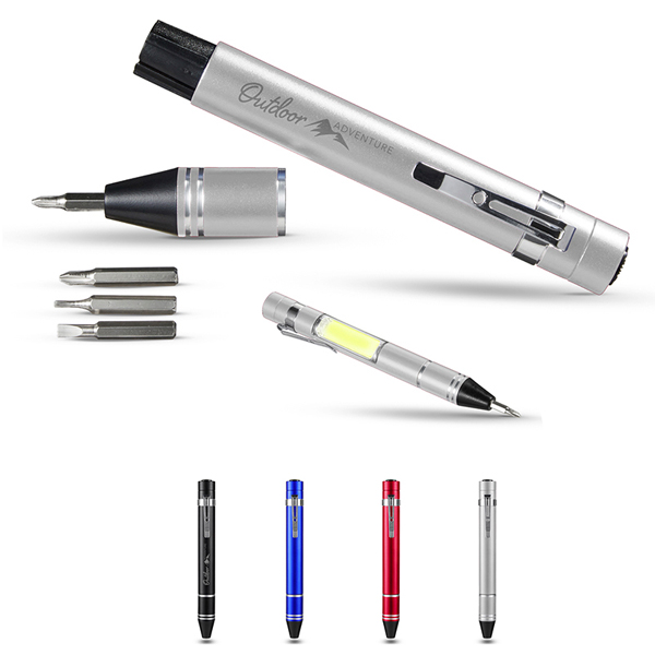 Promotional Rigor COB Pen Style Tool Kit 