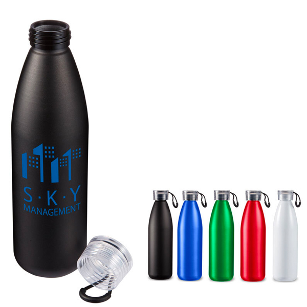 Promotional Aerial Aluminum Bottle- 23.66 Oz.