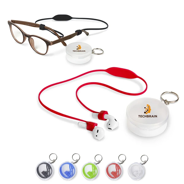 Promotional Earbud & Eyewear Leash