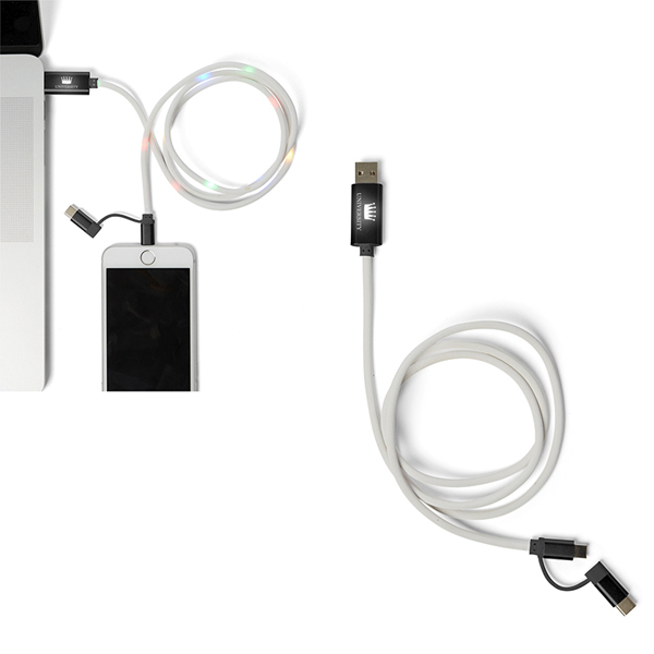 Light-Up-Your-Logo XL Charging Cable
