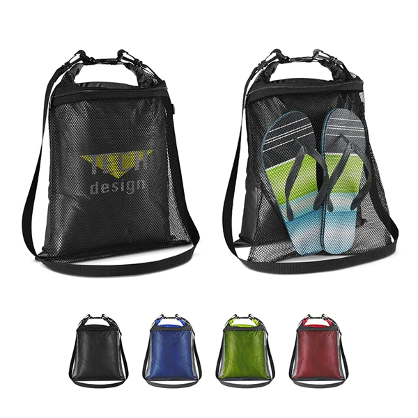 Promotional Mesh Water Resistant Wet/Dry Bag 