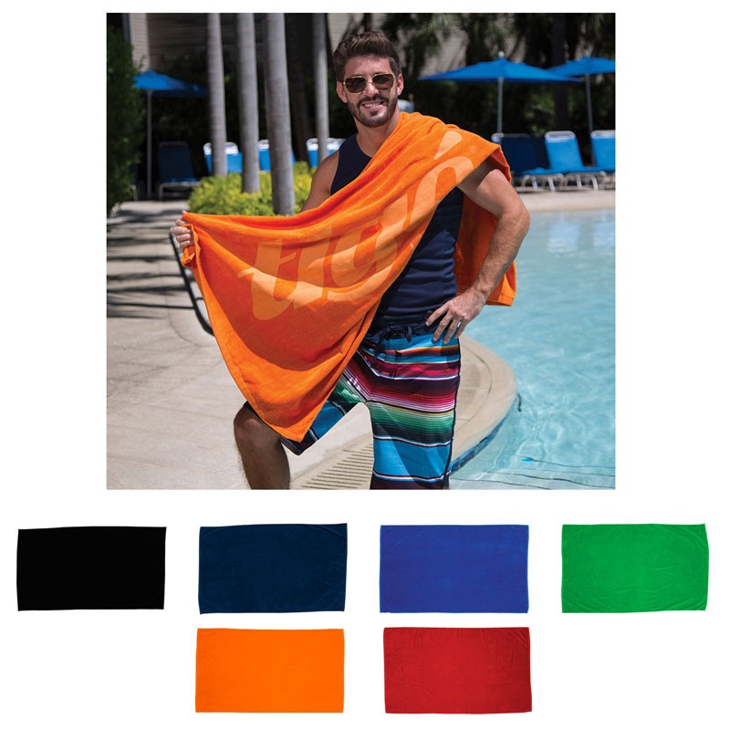 Promotional Diamond Collection Colored Beach Towel