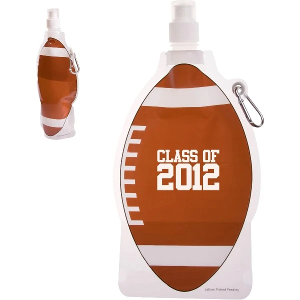 Promotional Hydpouch 22oz Football Water Bottle