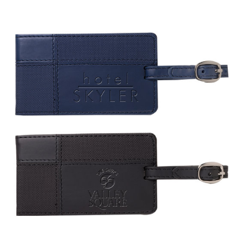 Tuscany™ Duo-Textured Luggage Tag